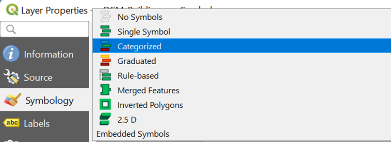 For Value, select Type